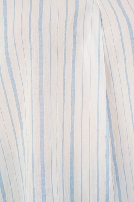 Gestreepte V-hals Blouse - Image 5