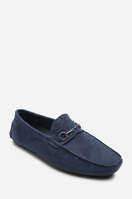 Hudson Suede Slip On Buckle Loafer - Image 2