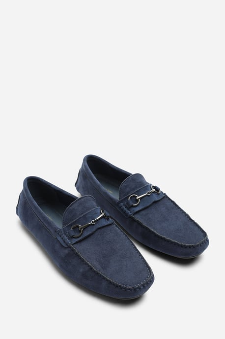Hudson Suede Slip On Buckle Loafer - Image 3