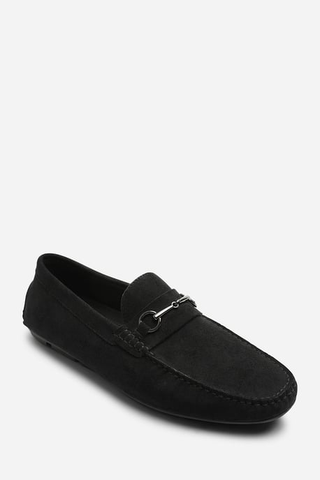 Hudson Suede Slip On Buckle Loafer - Image 2