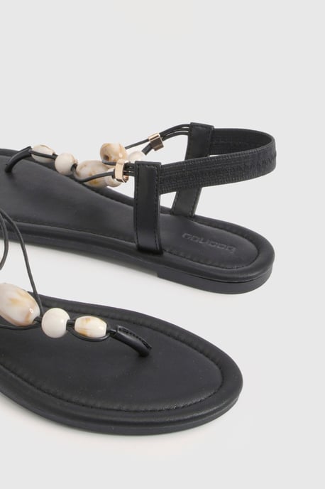 Beaded Toe Post Sandals - Image 6