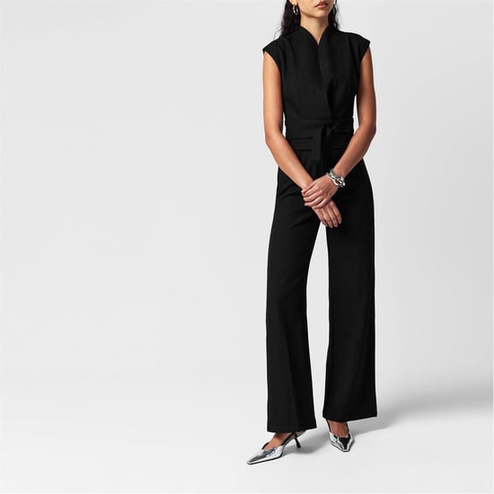 Women's Odd Muse Wrap Jumpsuit in Black - Image 3