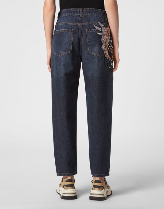 Jeans Mom Pasvorm Paisley - Image 3