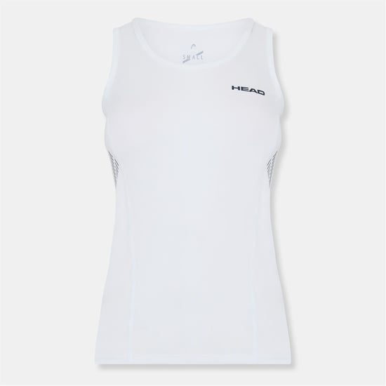 Women's Head Scoop Neck Slim Fit Jersey Tank in .White - Image 1