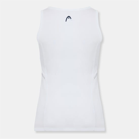 Women's Head Scoop Neck Slim Fit Jersey Tank in .White - Image 2