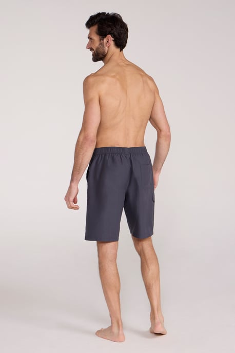 'Ocean' Men's Boardshorts with Adjustable Waist Quick Dry Swimming Trunks Charcoal - Image 4