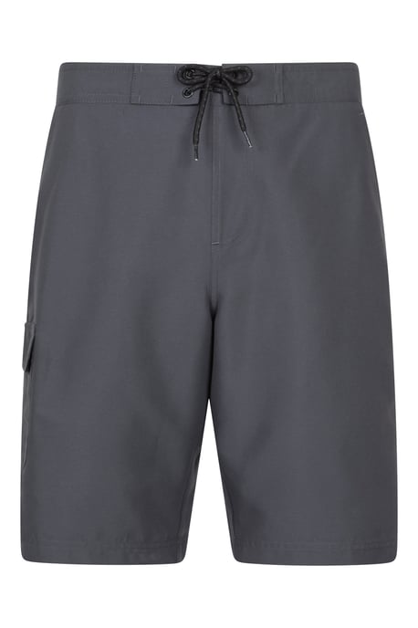 'Ocean' Men's Boardshorts with Adjustable Waist Quick Dry Swimming Trunks Charcoal - Image 5
