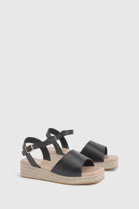 Extra Wide Fit 2 Part Flatform Wedges - Image 3