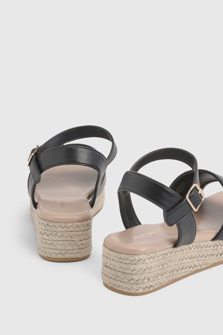 Extra Wide Fit 2 Part Flatform Wedges - Image 4