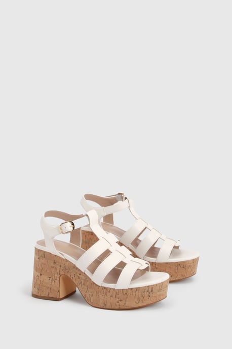 Gladiator Cork Wedges - Image 3