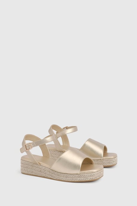 Extra Wide Fit 2 Part Flatform Wedges - Image 3