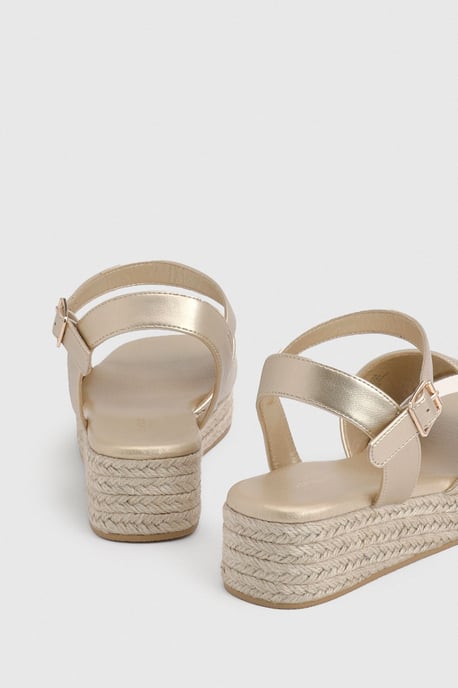Extra Wide Fit 2 Part Flatform Wedges - Image 4