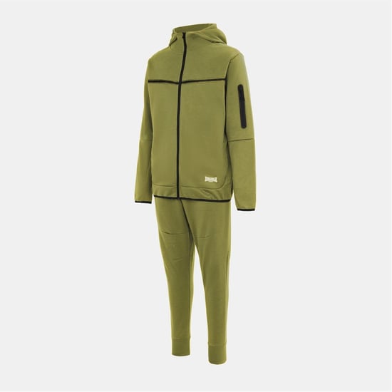 Men's Lonsdale Track Suit in Olive - Image 3