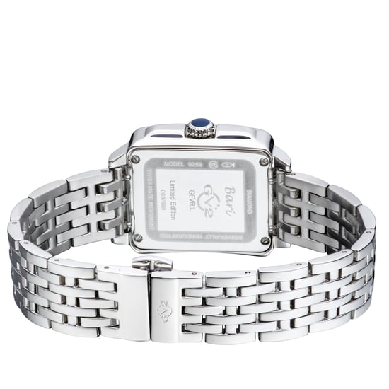 Bari Tortoise, Swiss Quartz Watch, Black MOP Dial, 316L Stainless Steel 34 MM, Sapphire Crystal - Image 2