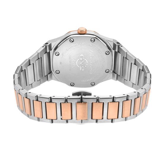 GV2 Palmanova Women's Silver Dial two tone rose gold watch - Image 2