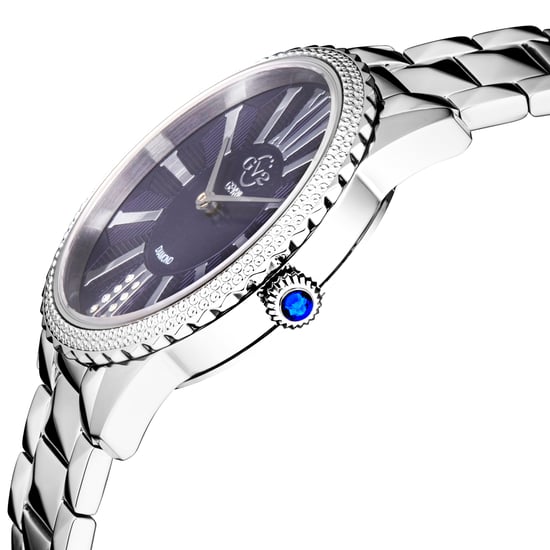 GV2 Siena Women's Blue Dial Stainless Steel Watch - Image 3