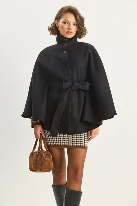Poncho-kappa med knytning - Image 2