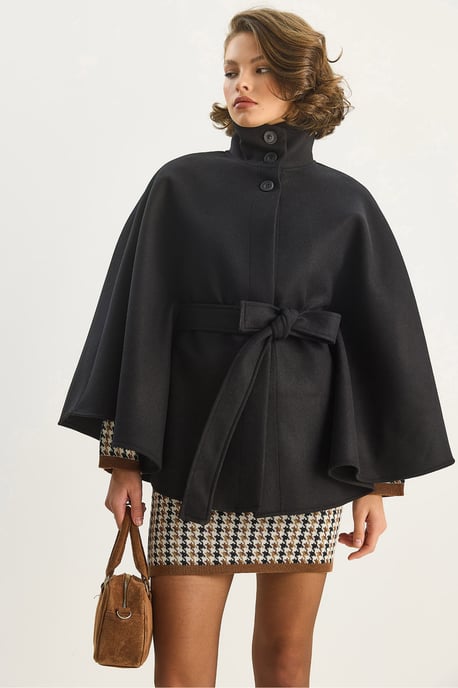 Poncho-kappa med knytning - Image 3