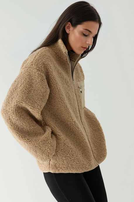 Texturerad jacka med fickdetalj - Image 2