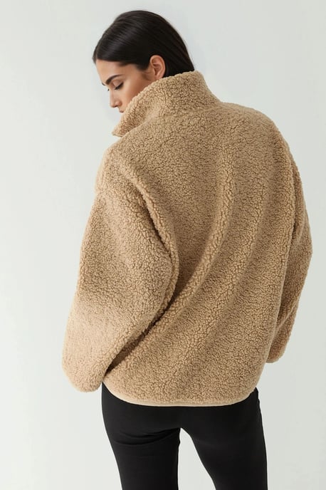 Texturerad jacka med fickdetalj - Image 3