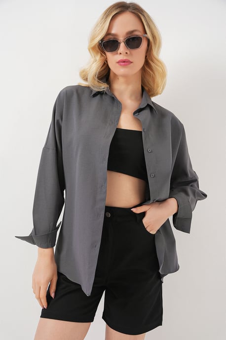 Oversized Poplin 2-Pack Shirt - Image 4