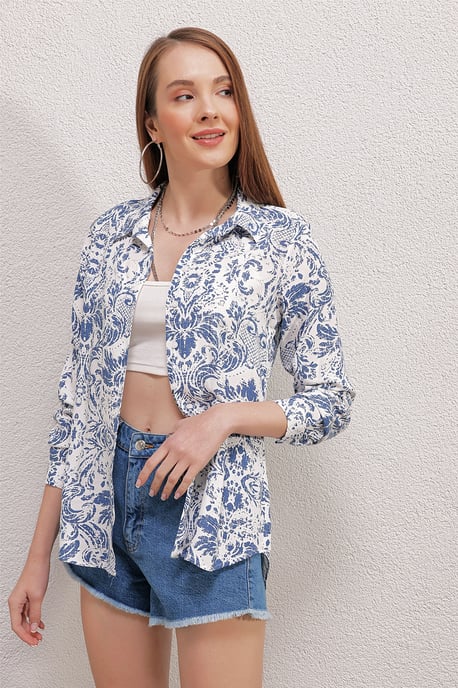 Gestreepte Lange Mouwen Shirt - Image 3