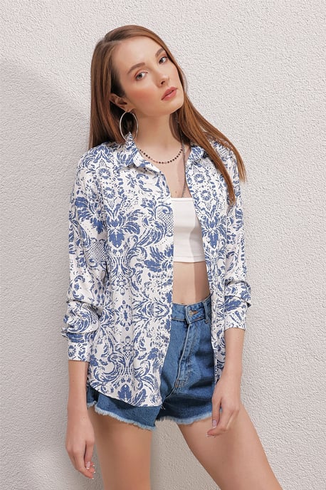 Gestreepte Lange Mouwen Shirt - Image 5