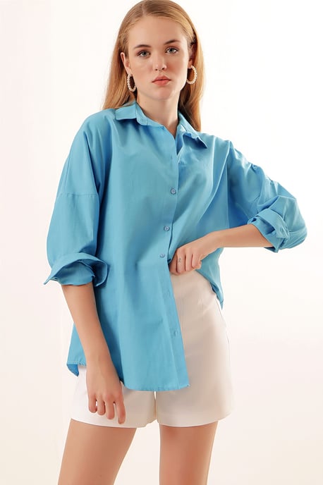 Oversized Poplin 2-Pack Shirt - Image 1
