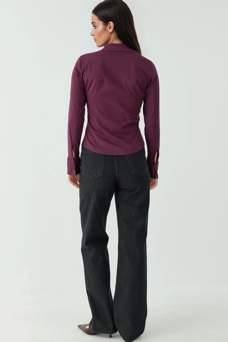 Elegante Lange Mouwen Overhemd met Knopen - Image 3
