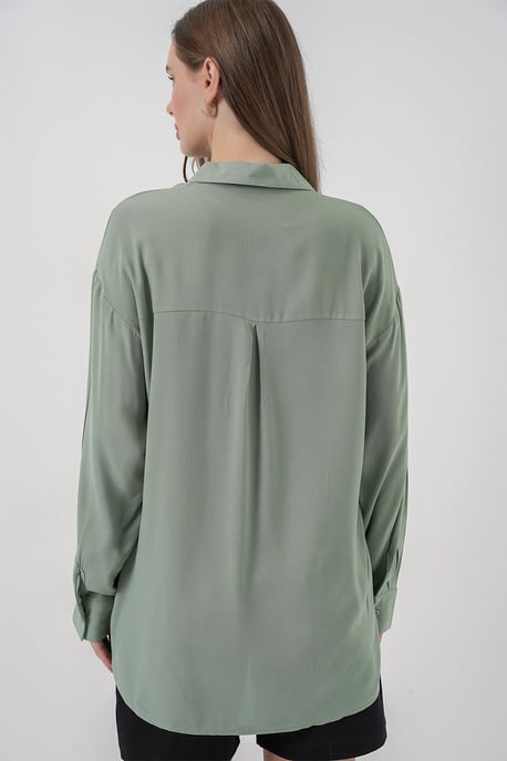 Basic Knapp-up Skjorta - Image 6