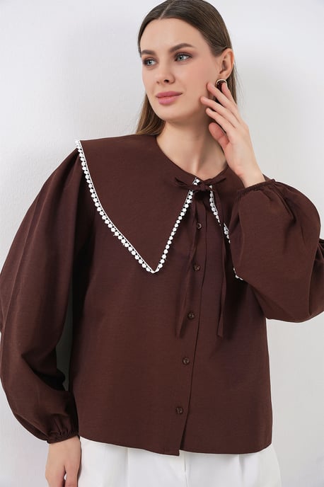 Poplin Baby Kraagshirt met Strik - Image 4