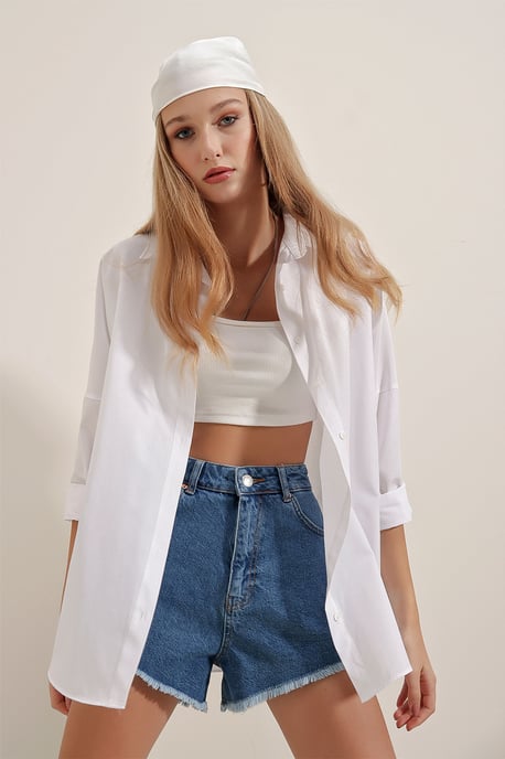 Oversized Poplin 2-Pack Shirt - Image 1