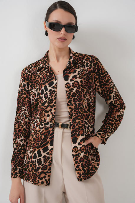 Gestreepte Lange Mouwen Shirt - Image 1