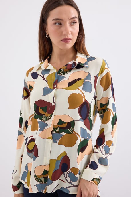 Gestreepte Lange Mouwen Shirt - Image 1