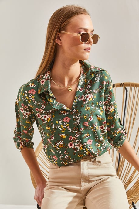 Bloeiende Viscose Overhemd - Image 3