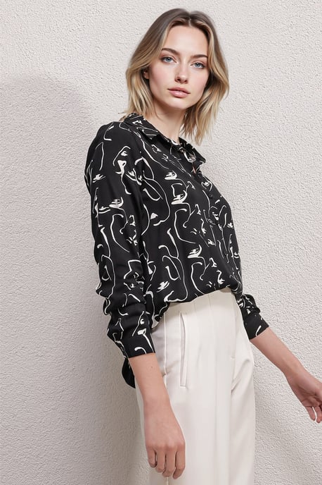 Gestreepte Lange Mouwen Shirt - Image 4