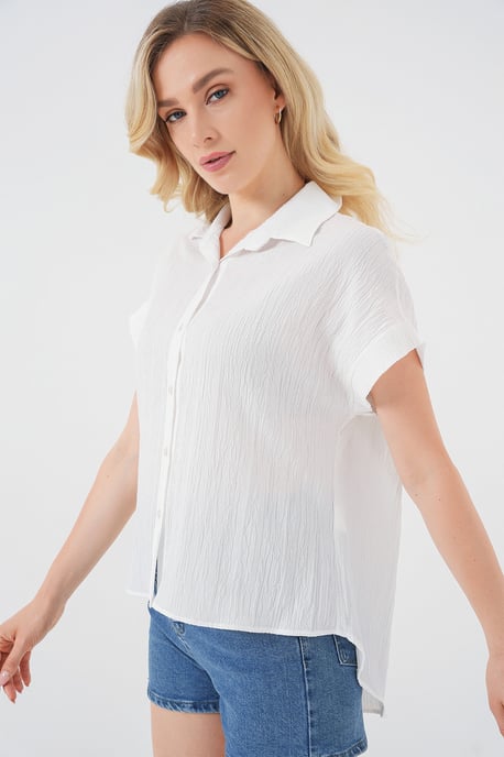 Gestreepte Poplin Overhemd met Knoopjes - Image 3