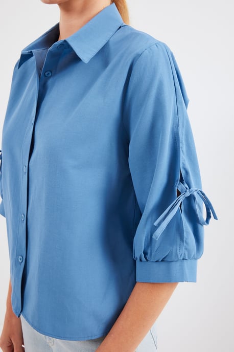 Crop Shirt met Strik - Image 4