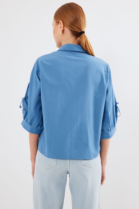 Crop Shirt met Strik - Image 5