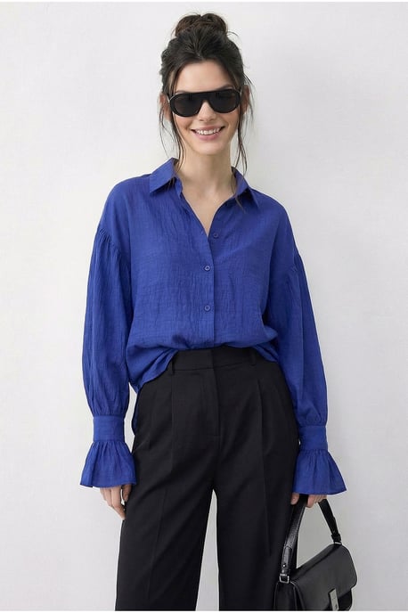 Overgrote Puff-Knoop Blouse - Image 2