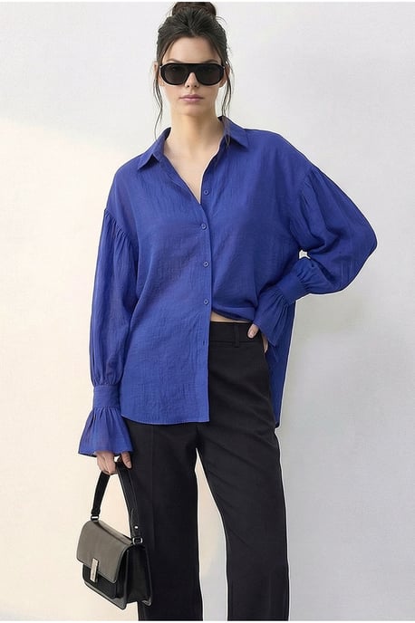 Overgrote Puff-Knoop Blouse - Image 3