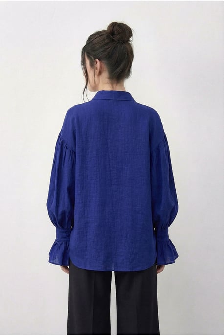 Overgrote Puff-Knoop Blouse - Image 5