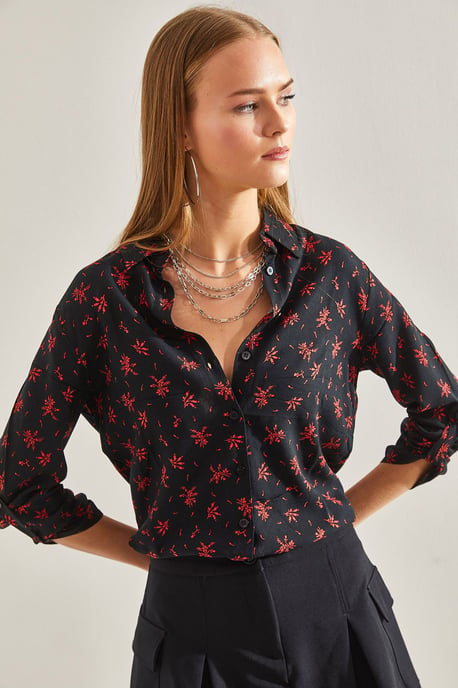 Bloeiende Viscose Overhemd - Image 3