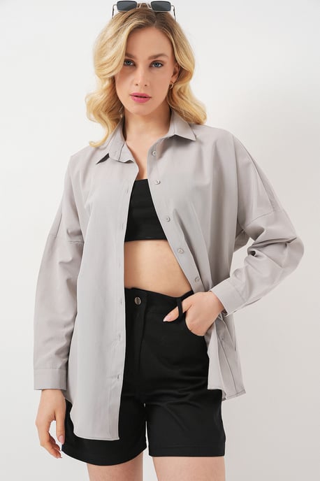 Oversized Poplin 2-Pack Shirt - Image 4