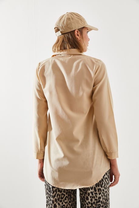 Poplin Overhemd met Knopen - Image 5