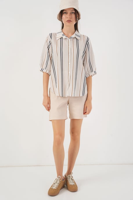 Gestreept Poplin Shirt - Image 2