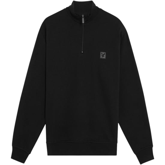Lyle & Scott Mens Sweatshirt 1/4 Zip Loungewear Relaxed Cotton High Neck Jumper - Image 2