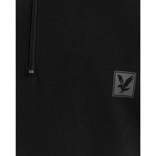 Lyle & Scott Mens Sweatshirt 1/4 Zip Loungewear Relaxed Cotton High Neck Jumper - Image 4