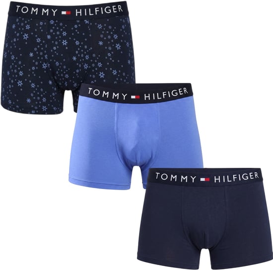 Tommy Hilfiger Mens Trunks 3 Pack TH Orginal Logo Wasiband Stretch Soft Trunks - Image 1