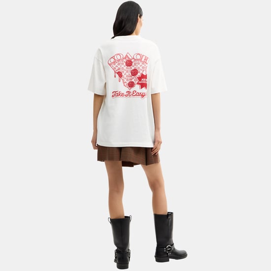 Pizza Relaxed T-Shirt In Organic Cotton - Image 3